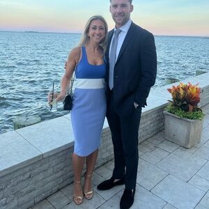 Likely color block dress